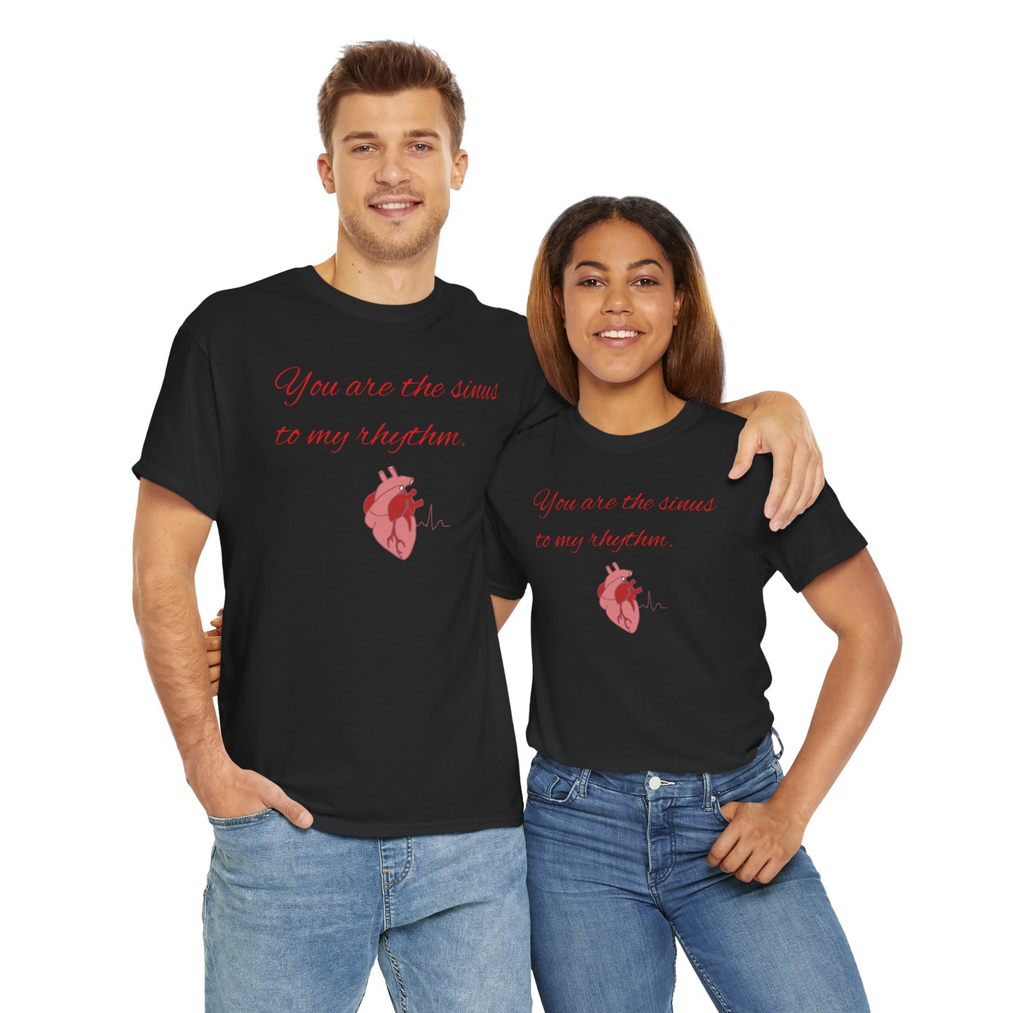 Sinus Rhythm - Unisex Heavy Cotton Tee