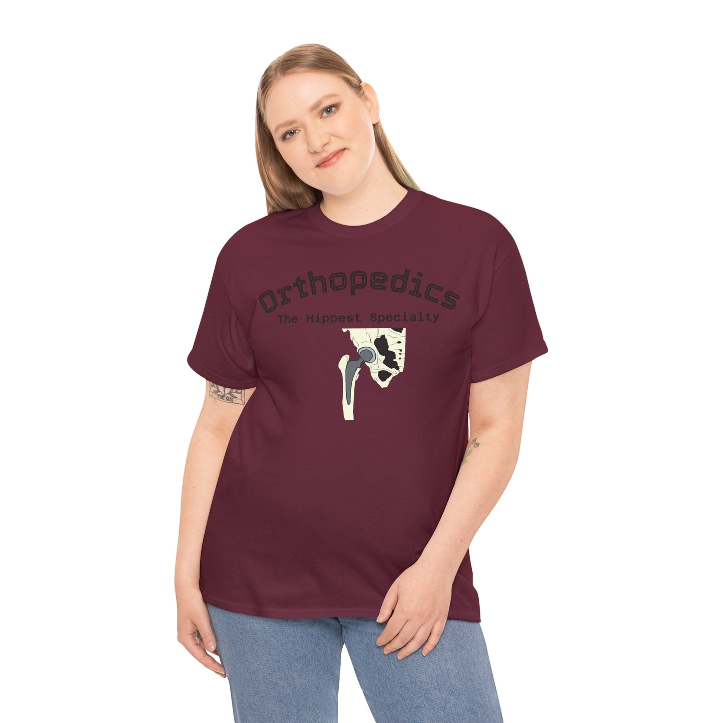 Ortho Hip Tee - Unisex Heavy Cotton Tee